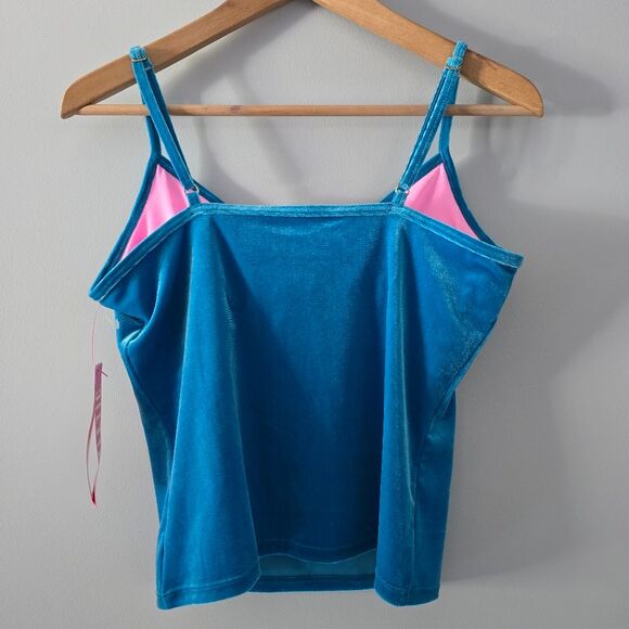 Lilly Pulitzer Luxletic Weekender Velour Tank Top Size M - Picture 5 of 7